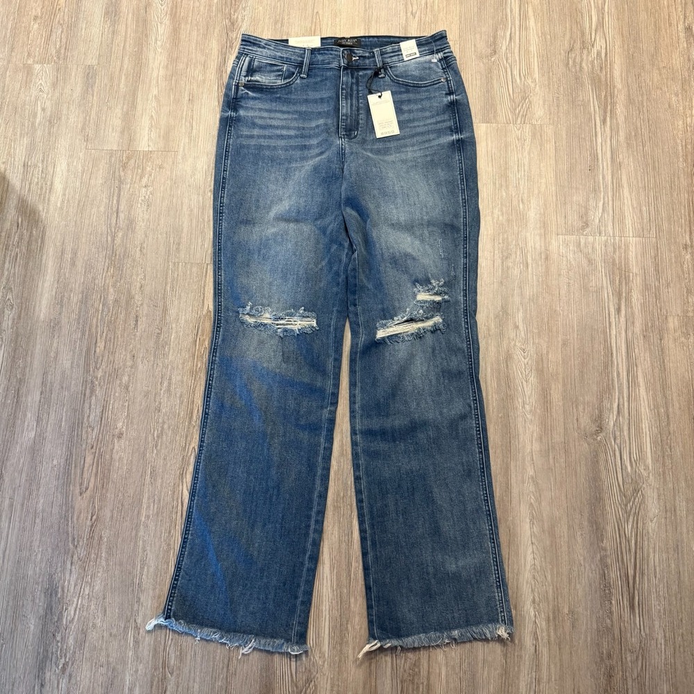 Judy Blue Womens 11/30 Straight Fit High Waist Jeans
